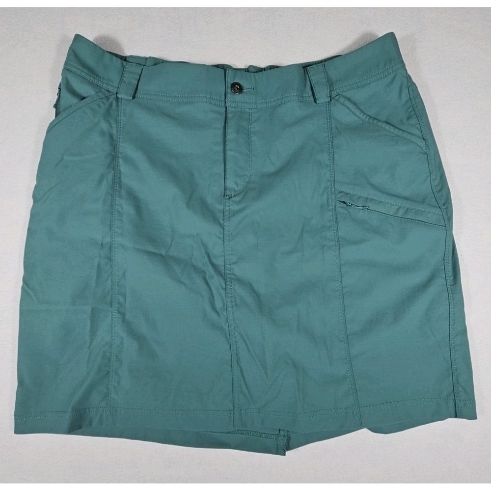 Duluth Trading Co Women's Green Size 18 Dry On The Fly‎ Skort Cargo Pockets